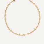 Serene Singapore Twist Chain Bracelet - Liora Monroe