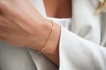 Serene Singapore Twist Chain Bracelet - Liora Monroe