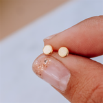 Serene Dot Circle Studs - Liora Monroe