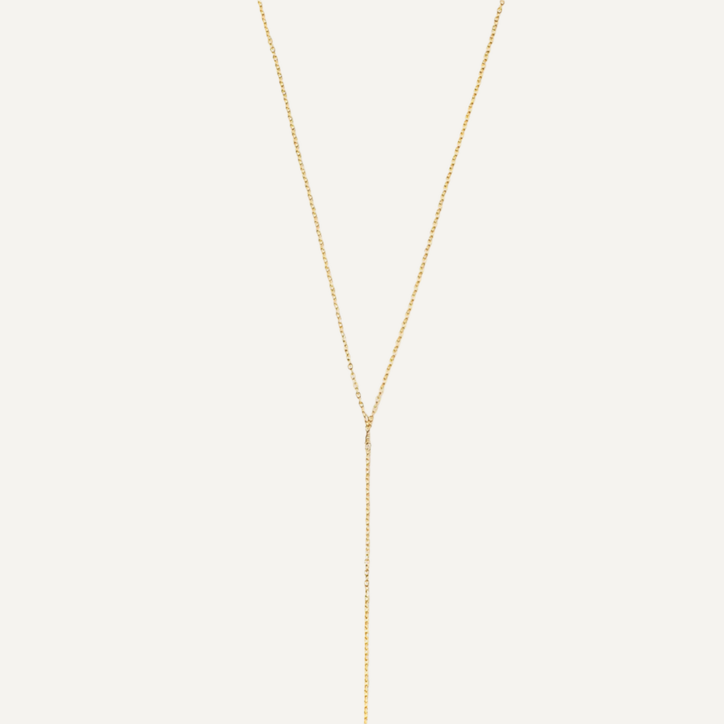 Radiant Y Lariat Necklace