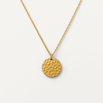 Nova Hammered Circle Necklace - Liora Monroe