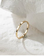 Vero Flat Band Ring - Liora Monroe