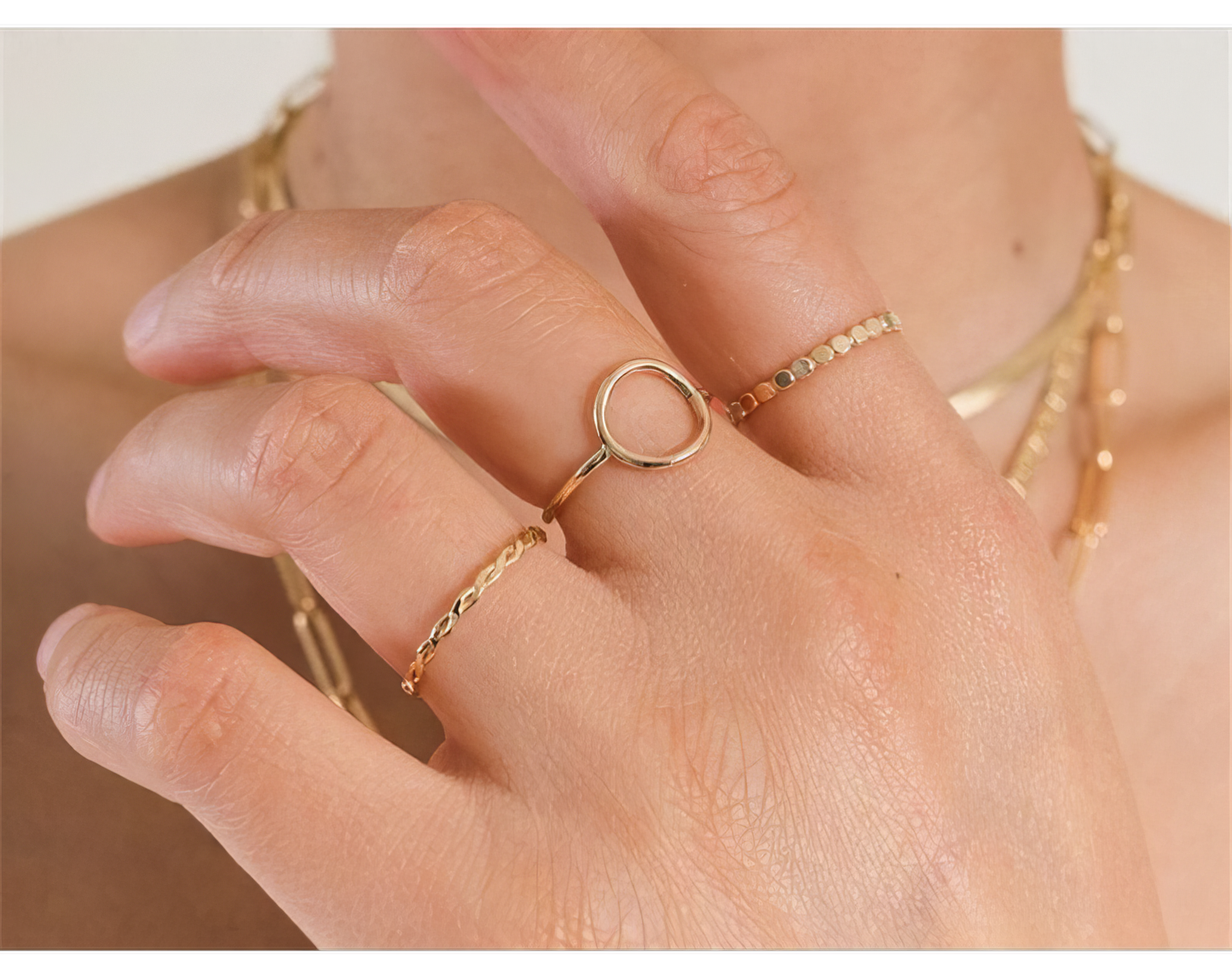 Celeste Karma Circle Ring