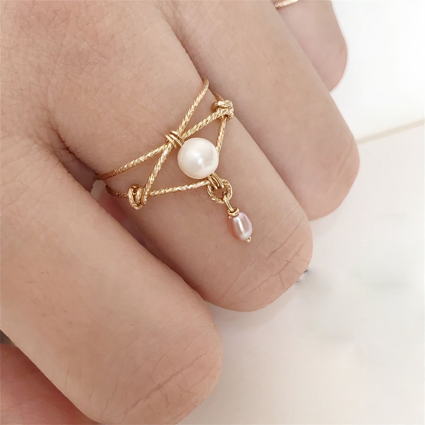 Eden Natural Pearl Ring