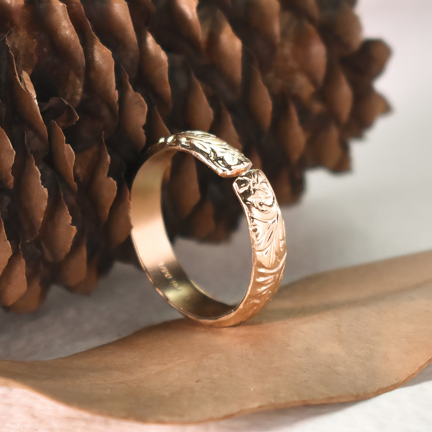 Eden Flower Band Ring