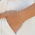 Radiant Gold Beads Bracelet - Liora Monroe