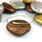 Auri Hammered Bangle Bracelet - Liora Monroe