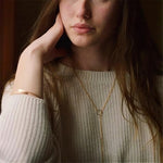 Auri Hammered Bangle Bracelet - Liora Monroe