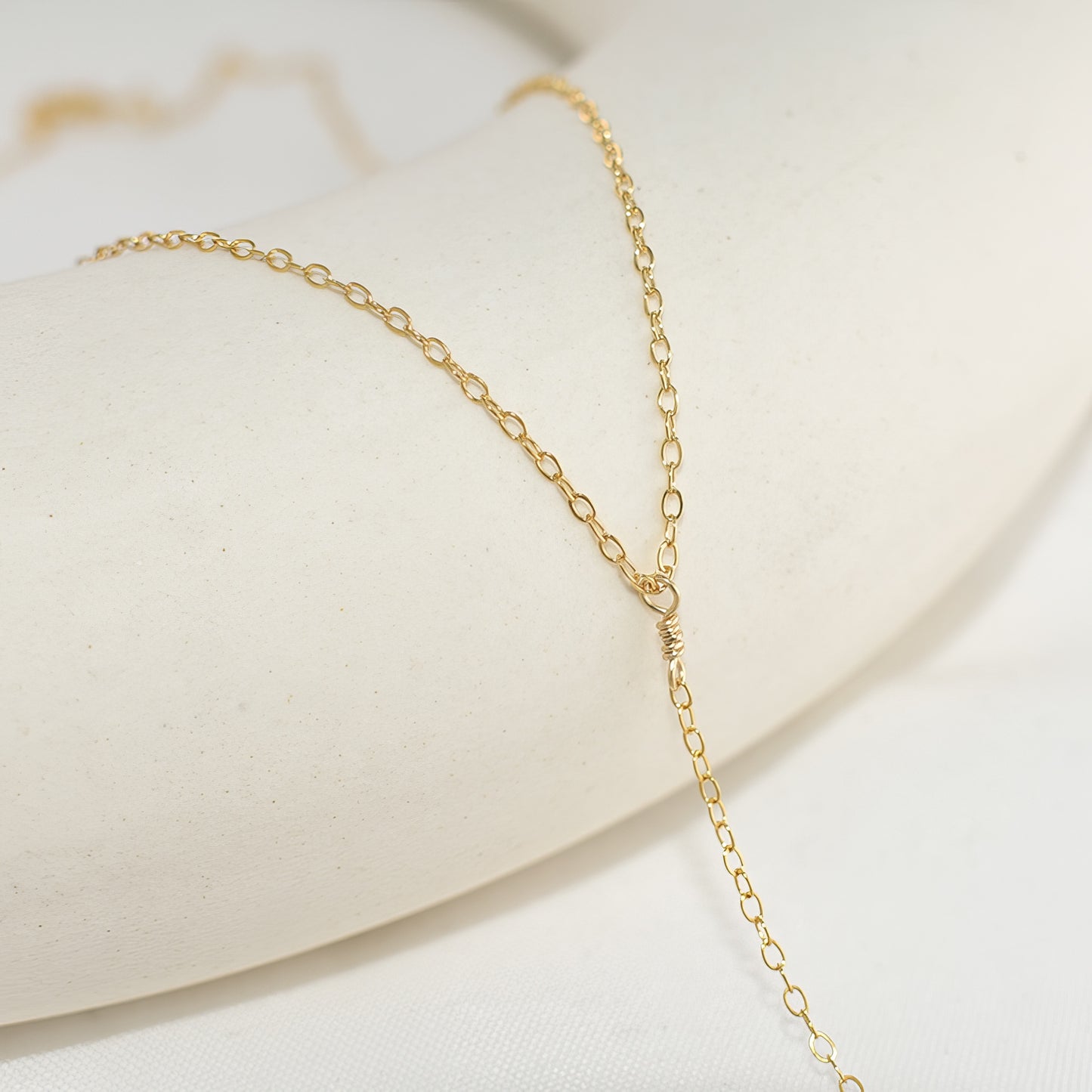 Radiant Y Lariat Necklace