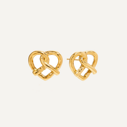 Aurea Knot Heart Studs