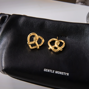 Aurea Knot Heart Studs