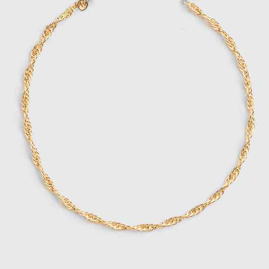 Serene Singapore Twist Chain Bracelet