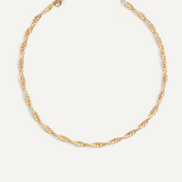 Serene Singapore Twist Chain Bracelet - Liora Monroe