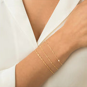 Serene Singapore Twist Chain Bracelet - Liora Monroe