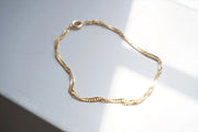 Serene Singapore Twist Chain Bracelet - Liora Monroe