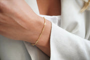 Serene Singapore Twist Chain Bracelet - Liora Monroe