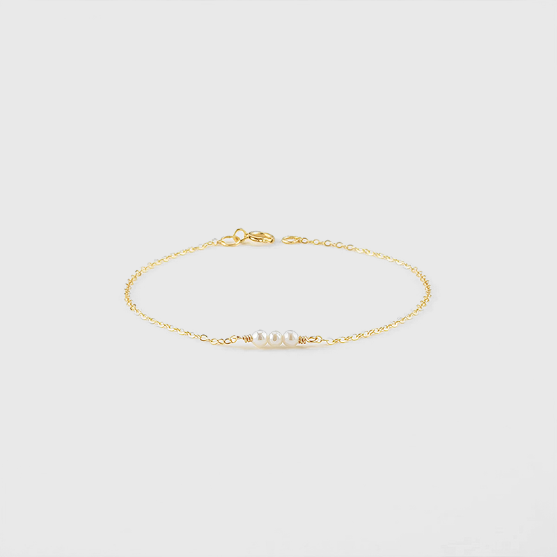 Celeste Natural Pearl Bracelet