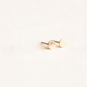 Serene Dot Circle Studs - Liora Monroe