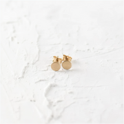 Serene Dot Circle Studs - Liora Monroe