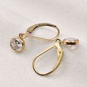 Solace Zircon Hoops - Liora Monroe