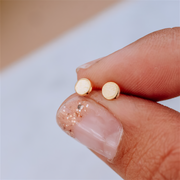 Serene Dot Circle Studs - Liora Monroe