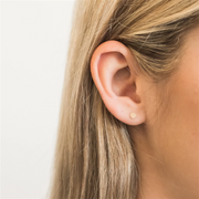 Serene Dot Circle Studs - Liora Monroe