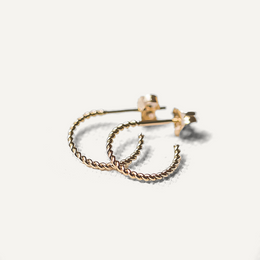 Nova Braided Hoops - Liora Monroe