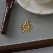 Soleil Spiral Necklace