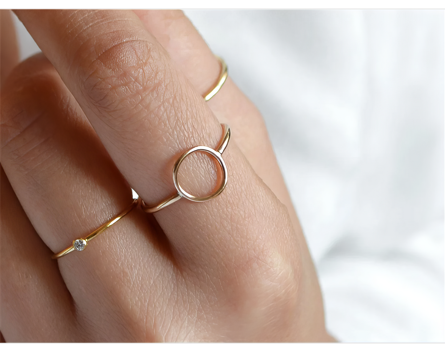 Celeste Karma Circle Ring