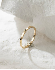 Vero Flat Band Ring - Liora Monroe