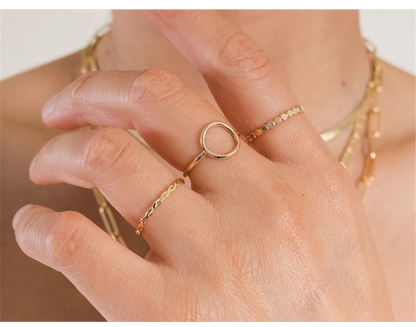 Celeste Karma Circle Ring