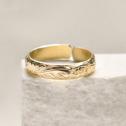 Eden Flower Band Ring - Liora Monroe