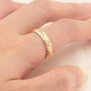 Eden Flower Band Ring - Liora Monroe