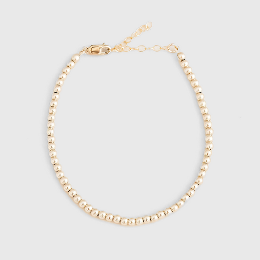 Radiant Gold Beads Bracelet