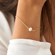 Radiant Natural Pearl Bracelet - Liora Monroe