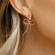 Glace Bow Tie Earrings - Liora Monroe