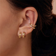 Auri Triple Crassus Hoops - Liora Monroe