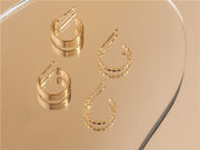 Auri Triple Crassus Hoops - Liora Monroe