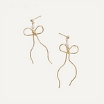 Glace Bow Tie Earrings - Liora Monroe