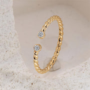 Auri Moissanite Ring