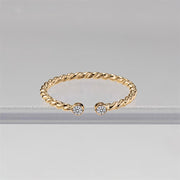 Auri Moissanite Ring