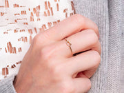 Hand showing the same gold filled ring